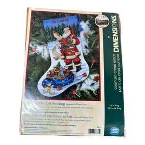 Dimensions Cross Stitch‎ Santa Stocking